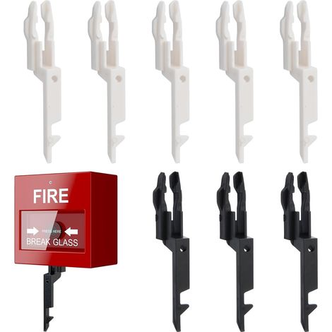 Lot de 10 Clés de Test d'Alarme Incendie, Clé de Point d'Appel, Clé de Déclenchement de Porte d'urgence, Matériau Ignifuge, Compatibilité Universelle (1/5)