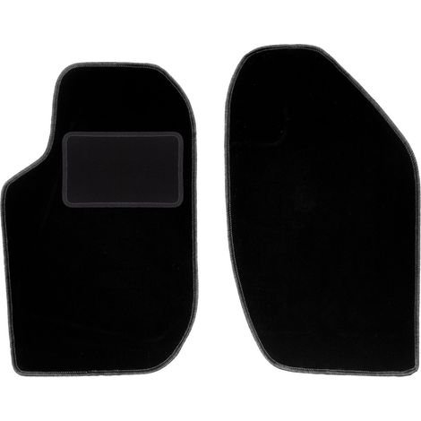 Tappetini anteriori per auto: Alfa Romeo 164 berlina (1988-1997) neri (1/5)