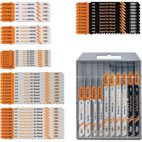 Jigsaw Blades 50 Pieces, T-Shank, Multi-Material (1/5)