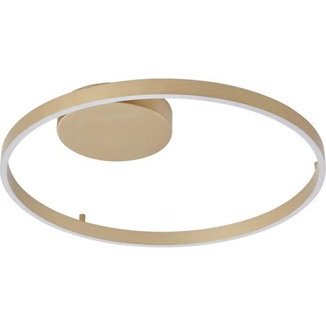 [NEUWERTIG] B-Ware Lucande Led Deckenleuchte Lampe Smarte Deckenlampe Gold Moise Tuya Cct