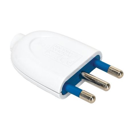 SPINA MOBILE AIGOSTAR - BIANCO 2P+T 16A- 12 pezzi