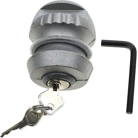 Antivol de sécurité pour attelage de caravane ou remorque (50 mm) (1/5)