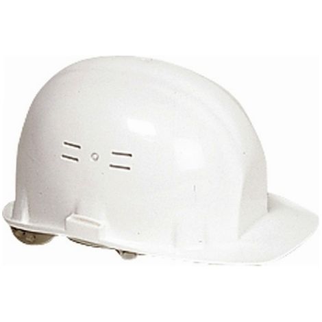 Verstellbarer Baustellenhelm weiß