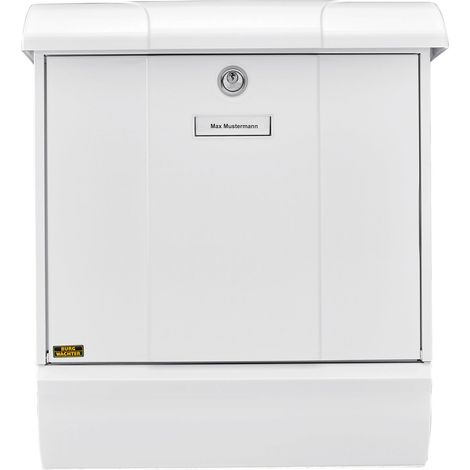 Briefkasten + Box OLYMP-SET 91600 W Farbe weiß (1/4)
