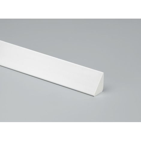 Primo Dreikantleiste weiss  900 x 21 x 15 mm Bastelleiste Abdeckleiste (1/2)