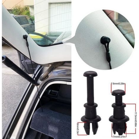 8 Pièces Clips pour Étagère de Coffre de Voiture, Clips D'Étagère Colis De Coffre Voiture Clip De Coffre Clips De Fixation (1/4)