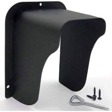 Protection Sonnette Exterieur Pluie, Housse de Pluie, En Acier Inoxydable Durable, Convient aux Prise Exterieur, Sonnette Ring, Sonnette Sans Fil Exterieur (1/4)