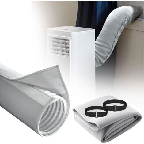 FENOPLASTICA59 Pouces Protection pour Tuyau Climatiseur, Tube Climatiseur, Isolée Anti-poussière Housse Universelle pour Climatiseur Mobile Tuyaux D'échappement 5'' Et 5.9'' Diamètre (1/5)