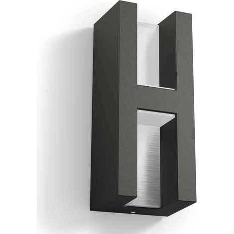 Philips Shadow Applique Murale LED Anthracite 1000lm