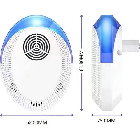 Repellente per zanzare ad ultrasuoni, repellente per topi ad ultrasuoni per zanzare, topi, formiche, mosche, ragni, scarafaggi, professionale ed efficace (1/5)