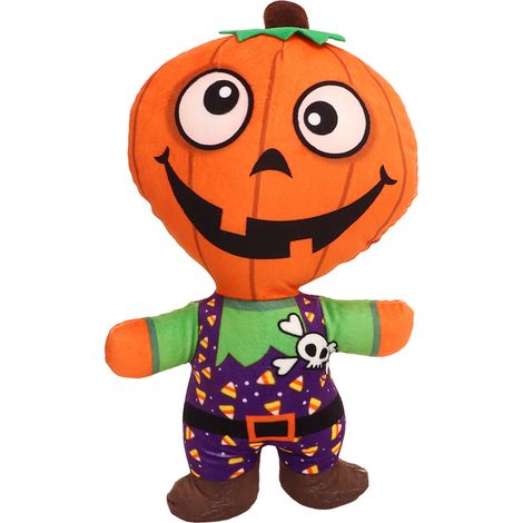 Aplastable De Calabaza De Halloween - Juguete De Peluche Suave - Decoración Para El Hogar - 30 Cm - Unidad (1/5)