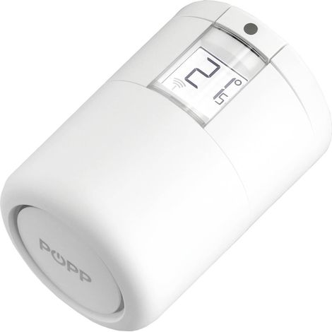 Tête thermostatique sans fil POPP Smart Thermostat Zigbee POPZ701721 électronique (1/5)