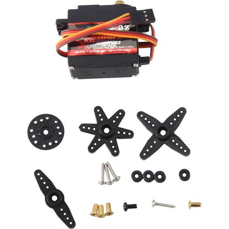 Servos digitales -995 MG996, 14,5 kg, engranajes totalmente metálicos para coches JR, modelos RC, helicópteros, barcos y proyectos de bricolaje.
