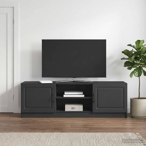 vidaXL Mobile TV Nero 150 x 31 x 47 cm Legno ingegnerizzato (1/5)