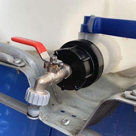 Robinet cuve IBC S60X6 – raccord 1/2″ – adaptateur vidange (1/4)