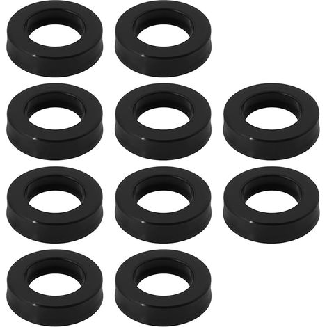 Lot de 10 Joints d'étanchéité pour Tête de Pompe 12x20x5 Mm Kit de Joints d'étanchéité pour Nettoyeur Haute Pression pour Machine de Nettoyage Haute Pression FK47 Noir