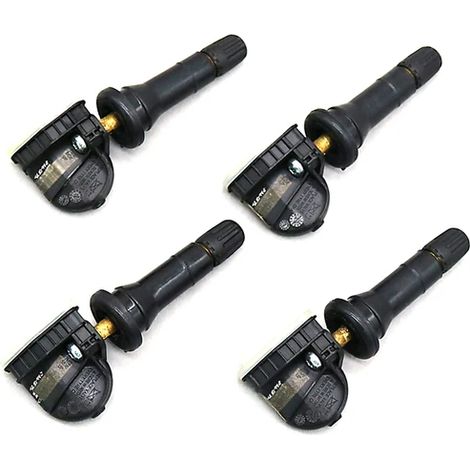 (4 pièces EV6T-1A180-CB) 4 manomètres de pression de pneu EV6T-1A180-CB compatibles avec les modèles suivants : Focus, Kuga, Mondeo Mk5, Ecosport, Focus B-Max, C-Max et Fiesta