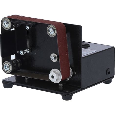 Ponceuse à bande mini XYF‑30‑795, machine de polissage et meulage DIY 24V DC pour métal et verre, touret à table compact (1/5)