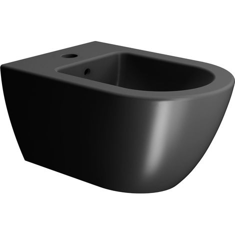 Bidet suspendu PURA 36x55cm, noir mat