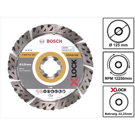 BOSCH  DISCO DIAMANTE 125 BEST X-LOCK