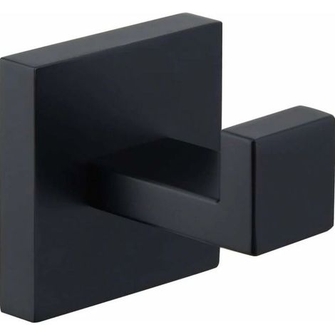 (Schwarz) Matter Handtuchhaken, Kleiderhaken aus Edelstahl 304, Handtuchhalter, moderner Wandhaken im Industriestil fürs Badezimmer (1/5)