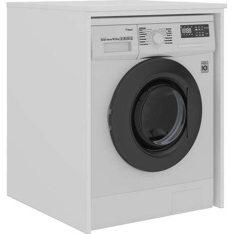 Waschmaschinenunterschrank "Bosco 70" – cm – Mattweiß (1/2)
