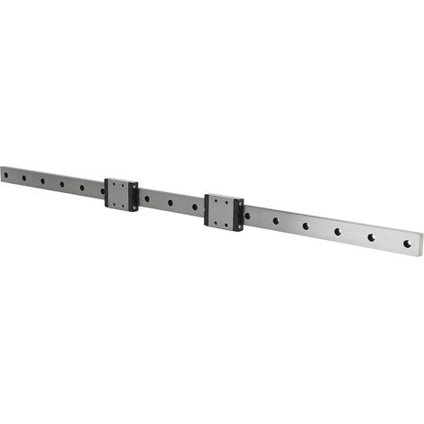 Rail de guidage linéaire miniature LMLF18B-500-2R, 2 blocs coulissants 500 mm x 18 mm (1/5)