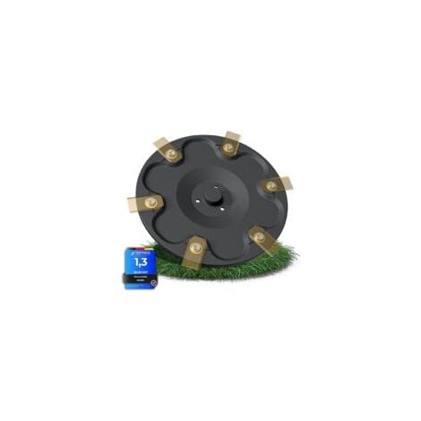 Disque de coupe 6 lames compatible avec les tondeuses robotisées Segway Navimow i105E, i108E et i110n - Disque de coupe haute qualité pour 6 lames (pour série I avec lames et vis) (1/5)