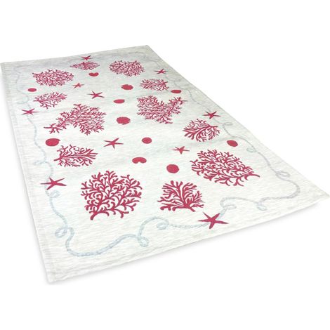 TAPPETO MARE MARINO CORALLI ROSSO Cm. 85x150 (1/3)
