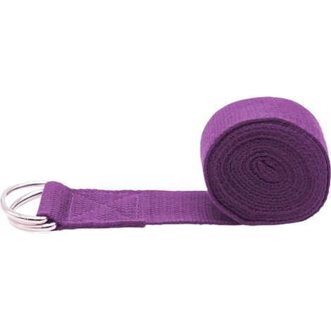 Sangle De Yoga - Boucle En Métal D-Ring - Pour Stretching Et Danse - 1 Pièce (1/5)