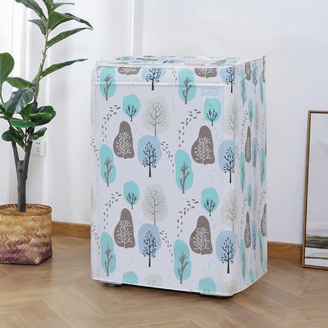 Housse imperméable pour lave-linge à fermeture éclair, housse anti-poussière, pour sèche-linge, chargement frontal, anti-poussière (1/5)