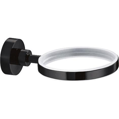 Lineabeta - Supporto portascopino Baketo in ottone nero