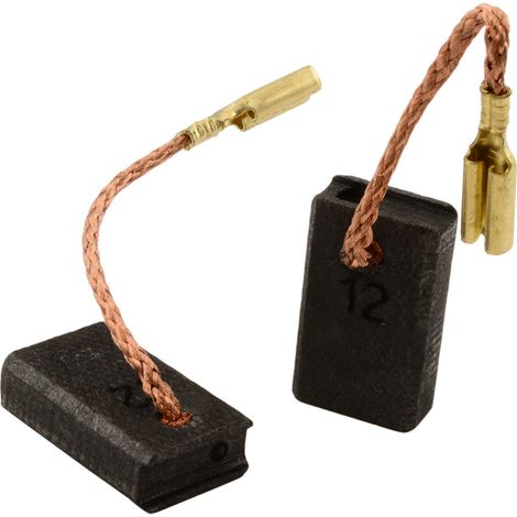 Metabo – Balais de charbon 5x10x16mm – Lot de 2 avec arrêt automatique et ressort – Remplace pièces 316034930, 31603551, 316035510