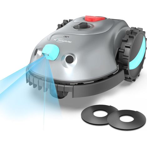 Robot Tondeuse sans Fil Périphérique,avec Navigation par Vision, Évitement d'obstacles(150 Sortes), Robot Tondeuse Gazon avec Batterie 4 Ah, Lame de Rechange (1/5)