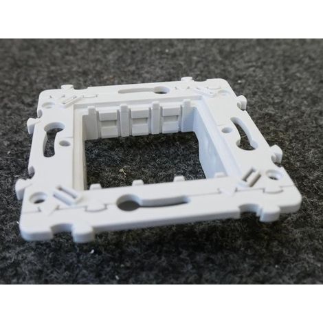 Support à vis 1 poste 2 modules polycarbonate série Essensya HAGER