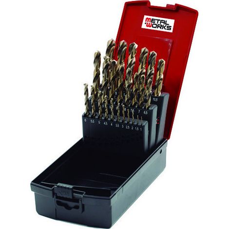 Juego de brocas cobalto MWBC25, 25 piezas  Metalworks 748172500 (1/2)