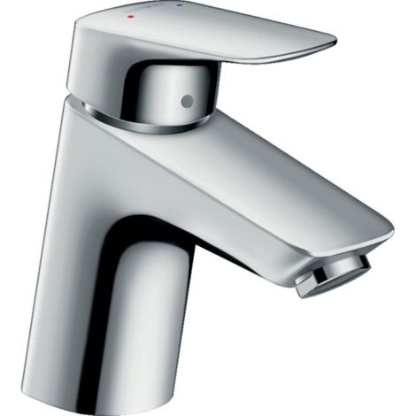 hansgrohe Logis Single Lever Basin Mixer Tap Eco Modern Chrome 1TH HG71071000 (1/7)