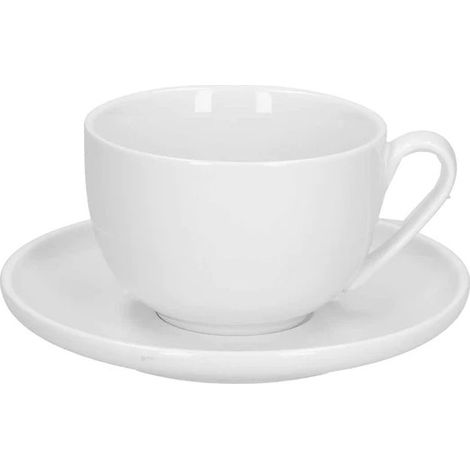 La Porcellana Bianca Corte set di 4 tazze bianche 250 ml