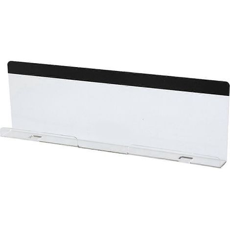 Tableau mémo pour écran d'ordinateur, panneau de notes en bas de l'écran, message de rappel-26.00X8.20X2.30CM-Transparent (1/4)