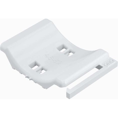 OBO Bettermann Contratapa universal combinable para canal doble 46-52mm Polipropileno gris claro RAL 7035, 1198052