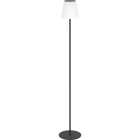 Lampada Ricaricabile Moderna Scordiano-L Acciaio Nero Led 2,3W 220Lm Ip44