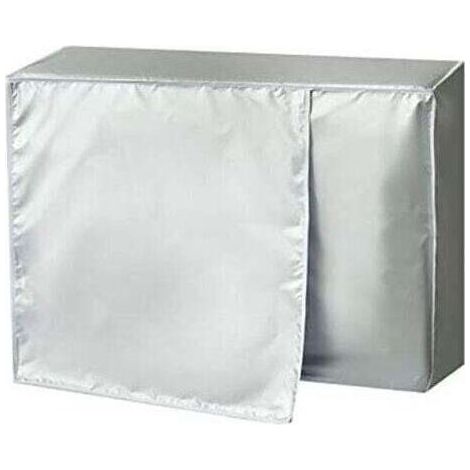 Housse pour pompe de piscine, Climatiseur Exterieur Plus épaisse Couverture Imperméable de Climatiseur de Couverture pour Unités Extérieures 75X26X57cm Fontainebleau (1/5)