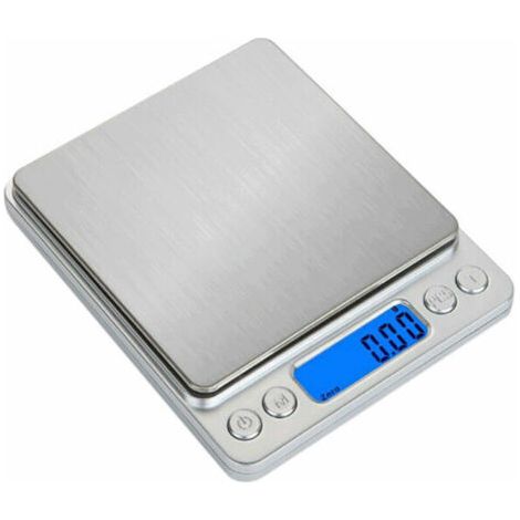 Balanza eléctrica de cocina de precisión de 0,1 g/3 kg, para medir el peso de alimentos y envíos postales, con unidades en gramos y onzas. (1/5)