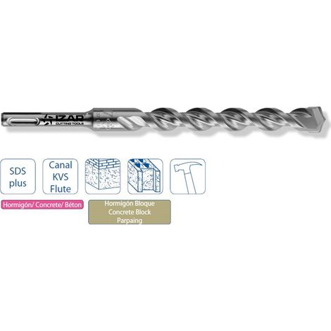 Mèche béton SDS + 4 taillants - IZAR Z4 SDS + 1891  15x260 mm