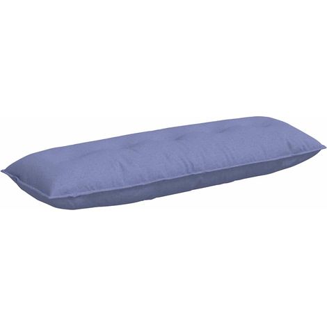 Coussin de Dos Bleu denim 140 x 19 x 50 cm tissu CFW28554 (1/5)