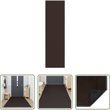 vidaXL Paillasson en polypropylène - Paillasson marron 115x400 cm (1/5)