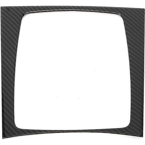 Panneau de levier de vitesse à texture fibre de carbone compatible avec Mercedes-Benz Classe C GLK W204 (2008-2013) (1/4)