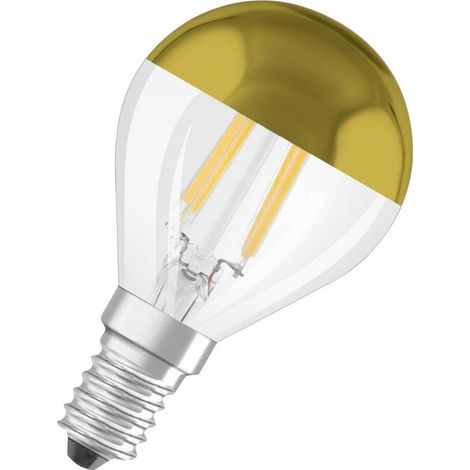 Osram Bombilla Esférica LED 4W Dorado Plateado