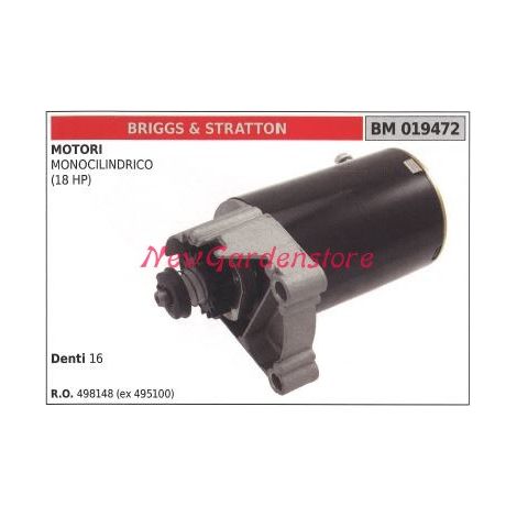 B&S Anlasser 18 PS Rasentraktor Rasenmäher 019472