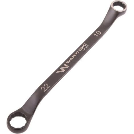 Chiave ad anello offset 19 x 22 mm. CrV standard ASME B107.9 Waryński (1/2)